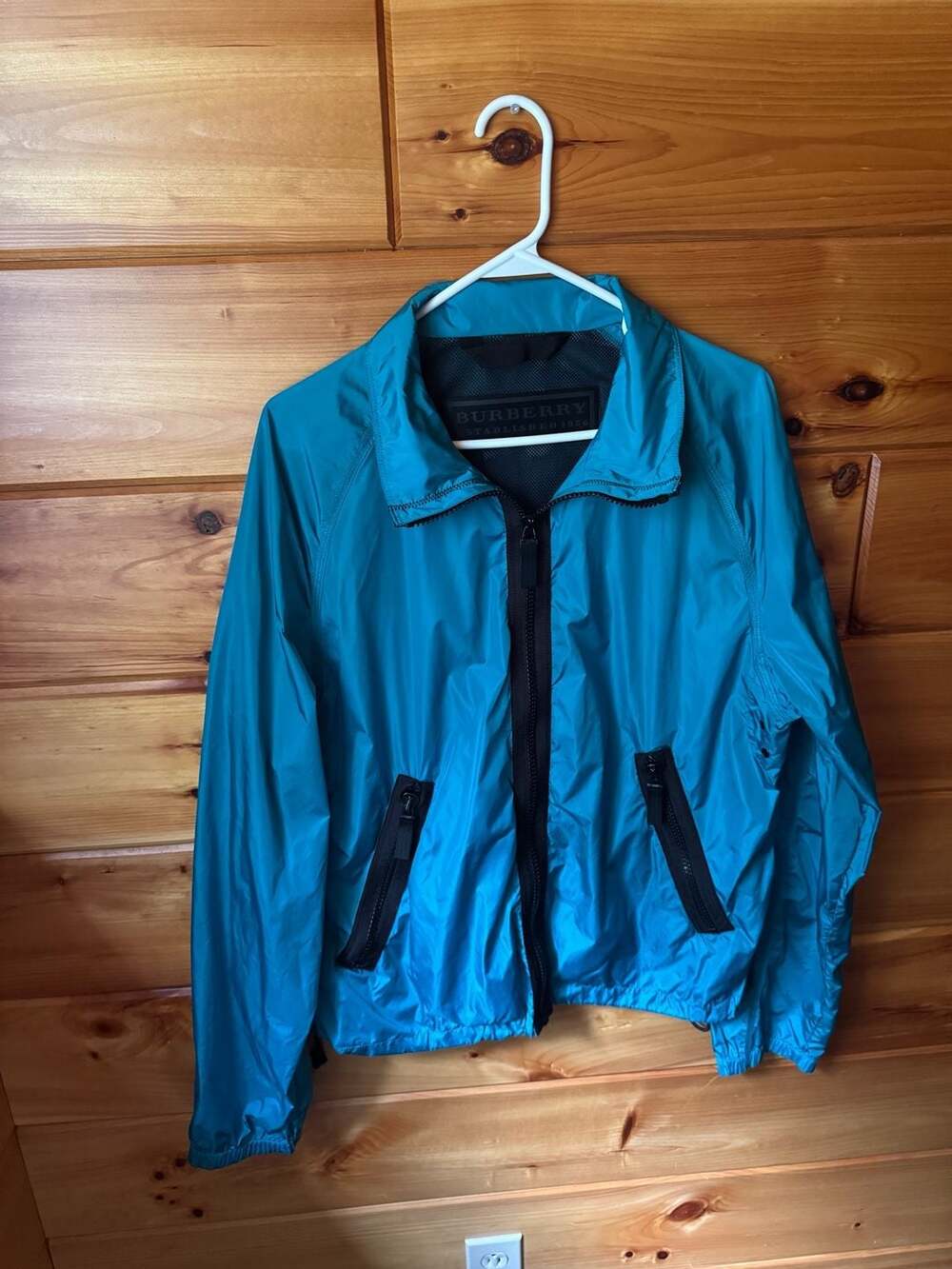 Vintage Burberry Nylon Windbreaker Size Large